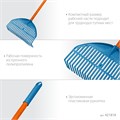 GRINDA PL-22 FIBER, 430 х 40 х 1460 мм, 22 зубца, ударопрочный пластик, фибергласовый черенок, грабли веерные пластиковые, PROLine (421818) 00020116629