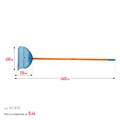GRINDA PL-22 FIBER, 430 х 40 х 1460 мм, 22 зубца, ударопрочный пластик, фибергласовый черенок, грабли веерные пластиковые, PROLine (421818) 00020116629