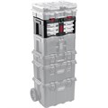 KETER STACKNROLL, 481 х 332 х 233 мм, (19″), пластиковый ящик с 3 органайзерами и 18 ячейками (38406) 00020240797