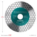 KRAFTOOL CHAMFER 125 мм (22.2 мм, 25х1.6 мм) Шлифовально-отрезной алмазный диск (36689-125) 00020248821