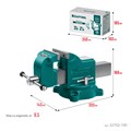 KRAFTOOL GRAND, 100 мм, слесарные тиски (32702-100) 00020731353