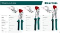 KRAFTOOL Vise-Wrench X, 180 мм, клещи переставные-гаечный ключ (22066) 00021978169