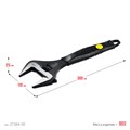 STAYER COBRA, 300/60 мм, разводной ключ, Professional (27264-30) 00022506717
