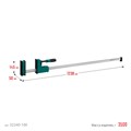 KRAFTOOL Grand-1000/1150, 1000/1150 мм, сжатие/распор, 600 кгс, глубина зажима 95 мм, корпусная струбцина (32240-100) 00022602233