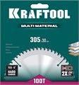 KRAFTOOL Multi Material, 305 х 30 мм, 100Т, пильный диск по алюминию (36953-305-30) 00022766535
