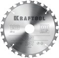 KRAFTOOL Fast, 190 х 30 мм, 24Т, пильный диск по дереву (36950-190-30) 00023394769
