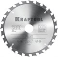 KRAFTOOL Fast, 200 х 30 мм, 24Т, пильный диск по дереву (36950-200-30) 00023394770