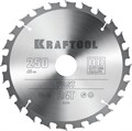 KRAFTOOL Fast, 250 х 30 мм, 24Т, пильный диск по дереву (36950-250-30) 00023394773