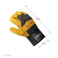 KRAFTOOL COMBI, XL (10) комбинированные двухслойные спилковые перчатки с доп. слоем на ладони (11310-XL) 00023577853