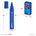 ЗУБР МК-800 синий, 2-8 мм клиновидный маркер-краска (06327-7) 00025078008