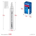 ЗУБР МК-800 белый, 2-8 мм клиновидный маркер-краска (06327-8) 00025078009