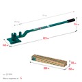 KRAFTOOL 14 EC, острый гиб, на подшипнике, ручной станок для гибки арматуры (23304) 00026551589