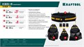 KRAFTOOL KBS-4 пояс монтажника, в комплекте: пояс монтажника и 3 сумки (38760-4) 00026916970