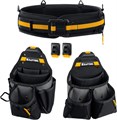 KRAFTOOL KBS-3L пояс монтажника, в комплекте: пояс монтажника и 2 большие сумки (38761) 00026916972