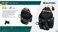 KRAFTOOL KP-27 поясная сумка с быстросъёмным креплением FastClip, 350 х 260 мм (38773) 00026916984