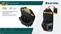 KRAFTOOL KP-11 поясная сумка с быстросъёмным креплением FastClip, 170 х 360 мм (38777) 00026916988