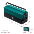 KRAFTOOL GRAND-152, 152 предм., (1/2″+1/4″), Универсальный набор инструмента (27978-H152) 00026933420