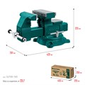 KRAFTOOL Reversible 165 мм, расход 324 мм, Слесарные тиски (32705-165) 00026979553