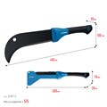 Садовый компактный секач GRINDA PRO-Line BA 500, 230/500мм 00027124055