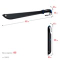ЗУБР 450/605 мм Секач с удлиненным лезвием (20820) 00027124056