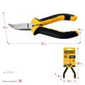 STAYER 120 мм, Мини-тонкогубцы изогнутые (2218-3) 00027290105