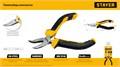 STAYER 120 мм, Мини-тонкогубцы изогнутые (2218-3) 00027290105