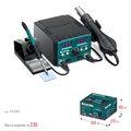 KRAFTOOL KR-75, 2-в-1 100-480°С 750 Вт, Ремонтная паяльная станция (55340) 00029350502