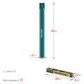 KRAFTOOL DIAMOND 42 мм (450 мм, 1 1/4″, лазерная сварка, сухое сверление с микроударом), алмазная коронка по железобетону (29825-042) 00030624151