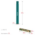 KRAFTOOL DIAMOND 52 мм (450 мм, 1 1/4″, лазерная сварка, сухое сверление с микроударом), алмазная коронка по железобетону (29825-052) 00030624152