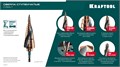KRAFTOOL COBALT 4-39мм, 14 ступеней, азотирование, винтовая спираль, сверло ступенчатое(29691-4-39-14) 00030626738
