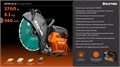 KRAFTOOL 3700 Вт, 350 мм, диск в комплекте, бензорез по бетону (бетонорез) (K770-14 H) 00030784176