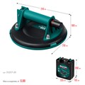 KRAFTOOL SP-200 110 кг, 200 мм, вакуумная присоска (33257-20) 00030793794