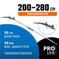 GRINDA GX-4000, длина 2-2,8 м, пила 350мм, рез до 30 мм, лезвия из нержавеющей стали, телескопический высоторез с пилой, PROLine (424530) 00031152021