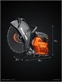KRAFTOOL 3700 Вт, 350 мм, без диска, бензорез по бетону (бетонорез) (K770-14) 00031278531