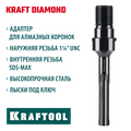 KRAFTOOL SDS-max - 1 1/4″, Адаптер для алмазных коронок (29827-SDS-max) 00031312906