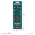 KRAFTOOL НЕХ-1/4″, 5 шт, набор сверл по металлу для винтовёртов и шуруповертов IMPACT READY (29652-H5) 00031316267