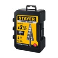 STAYER Pro-Max 3 шт, 4-30мм, винтовая спираль, набор сверл ступенчатых (29661-4-30-H3) 00031316425