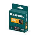 KRAFTOOL скобы тип 36 (L), 14 мм, калибр 20GA. 1000 шт (31636-14) 00031318868