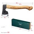 KRAFTOOL VIKING 600/850 г, 380мм универсальный топор (20773) 00031324621