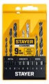 STAYER Combi 9 предметов, набор комбинированных сверл (29720-H9) 00031348760