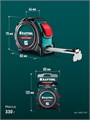 KRAFTOOL AutoStop 5м х 25мм, профессиональная рулетка с автостопом (3412-5-25) 00031351295