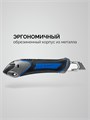 ЗУБР Титан-А, 18 мм, металлический обрезиненный нож с автостопом, Профессионал (09171) 00034324794