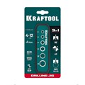 KRAFTOOL Woodsniper 121, 6 отверстий 4 - 12 мм, кондуктор для сверления под углом 45° и 90° (30073) 00037124124
