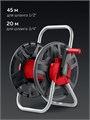 GRINDA HRM-45, для шлангов 45м x 1/2″ и 15м х 3/4″, стальные опоры, пластиковый барабан, катушка для шлангов (8-428405) 00038578544