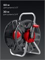 GRINDA HRM-60, для шлангов 60м x 1/2″ и 30м х 3/4″, стальные опоры, пластиковый барабан, катушка для шлангов (8-428410) 00038578546