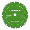 URAGAN UNIVERSAL 230 мм, диск алмазный отрезной сегментный (36705-230) 00039543560
