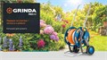 GRINDA HR-45, для шлангов 45м x 1/2″ и 20м х 3/4″, стальные опоры, пластиковый барабан, катушка для шлангов, ProLine (428450) 00041797756