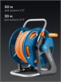 GRINDA HR-60, для шлангов 60м x 1/2″ и 30м х 3/4″, стальные опоры, пластиковый барабан, катушка для шлангов ProLine (428451) 00041797757