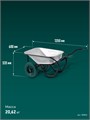 KRAFTOOL MAXDrive-2 110л, 280 кг, двухколесная, с трубным усилителем, кузов 0,9 мм, полиуретановые колеса, тачка строительная (39860) 00042750289