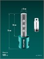 KRAFTOOL VS DIAMOND d 12 мм (М14, 50 мм), Вакуумная алмазная фреза пальчиковая (29810-12) 00042800024